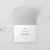 モダンなアールデコのサンキューカード サンキューカード (内部)