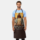 モダンなイエス - *目を覚ませ。愛に満ちて。意識して。* エプロン (着用した状態)