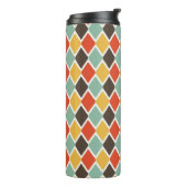 モダンなイカットの種族のファッションパターン タンブラー (回転左)