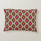 モダンなイカットパターン アクセントクッション (裏面)