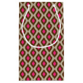 モダンなイカットパターン スモールペーパーバッグ (裏面)