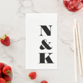 モダンなイニシャル結婚式 白 (インサイチュ)