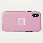 モダンなイニシャル オーダーメイド Case-Mate iPhoneケース (裏面(横))