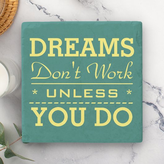 モダンなインスピレーション タイポグラフィー名言 ストーンコースター