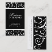 モダンなインテリア・デザイナーの名刺 名刺 (正面/裏面)