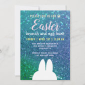 モダンなイースター 招待状 (正面)