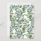 モダンなウィンター　ファイン　クリスマスツリーのパーティーへの招待状 招待状 (裏面)