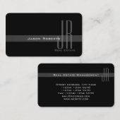 モダンなエレガントスタイルを青ざめさせます 名刺 (正面/裏面)