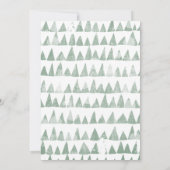 モダンなエンゲージメント写真 案内状 (裏面)