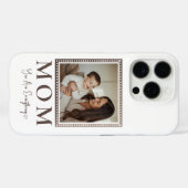 モダンなオリジナルママ写真スマホケース Case-Mate iPhoneケース (裏面 (横))