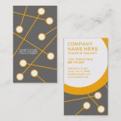 モダンなオレンジ頻繁なバイヤーカード ロイヤリティカード (正面/裏面)