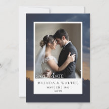 モダンなオールカスタムフォト＆エレガントスクリプトの結婚式
