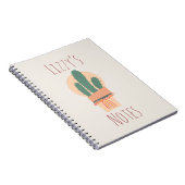 モダンなカクタス鉢植え レインボー ノートブック (右側)