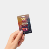 モダンなカスタムカラーのVIPイベントパス バッジ (手持ち)