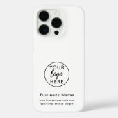 モダンなカスタムビジネス ロゴ Case-Mate iPhoneケース (裏面)
