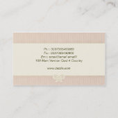 モダンなカップケーキの名刺 名刺 (裏面)