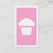 モダンなカップケーキ 名刺 (裏面)