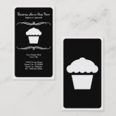 モダンなカップケーキ 名刺 (正面/裏面)