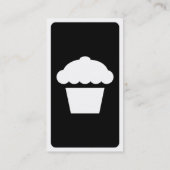 モダンなカップケーキ 名刺 (裏面)