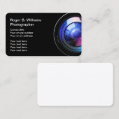 モダンなカメラマンのデザイン 名刺 (正面/裏面)