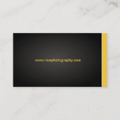 モダンなカメラマンの名刺 名刺 (裏面)