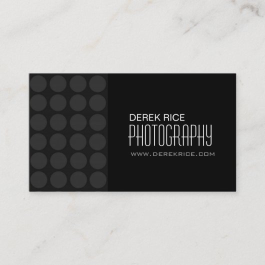 モダンなカメラマンの名刺 名刺 (正面)