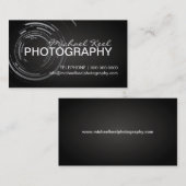 モダンなカメラマンの名刺 名刺 (正面/裏面)