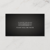 モダンなカメラマンの名刺 名刺 (裏面)