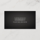 モダンなカメラマンの名刺 名刺 (裏面)