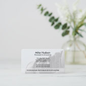 モダンなカメラマンの名刺 名刺 (スタンド正面)