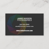 モダンなカメラマン 名刺 (裏面)