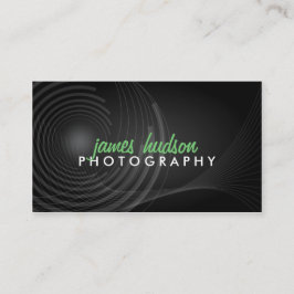モダンなカメラマン 名刺