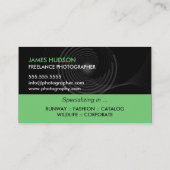 モダンなカメラマン 名刺 (裏面)