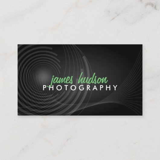モダンなカメラマン 名刺 (正面)