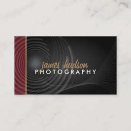 モダンなカメラマン 名刺