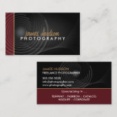 モダンなカメラマン 名刺 (正面/裏面)
