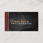 モダンなカメラマン 名刺 (正面)