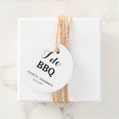 モダンなカリグラフィーで楽しむ BBQ ブライダルシャワー フェイバータグ (インサイチュ)