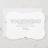 モダンなガレンティンズデーの写真カード for BFF | ベストフレンド シーズンカード (裏面)