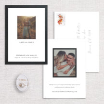 モダンなギャラリー フレームの Save the Date