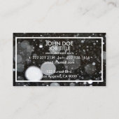 モダンなクリエイティブおよびシンプルの名刺 名刺 (裏面)