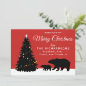 モダンなクリスマクマ シーズンカード (スタンド正面)