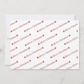 モダンなクリスマクマ シーズンカード (裏面)