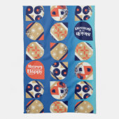 モダンなクリスマスのキッチン タオル (縦)