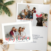 モダンなクリスマスの褪せた写真 シーズンカード