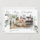 モダンなクリスマスカード | ホリデーカード 招待状 (正面)