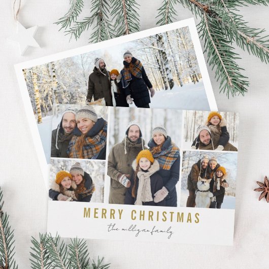 モダンなクリスマスカード 招待状