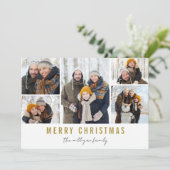 モダンなクリスマスカード 招待状 (スタンド正面)