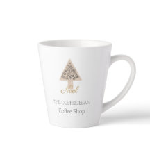 モダンなクリスマスコーヒーショップのブランディング