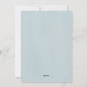 モダンなクリスマスツリーのホリデーカード シーズンカード (裏面)